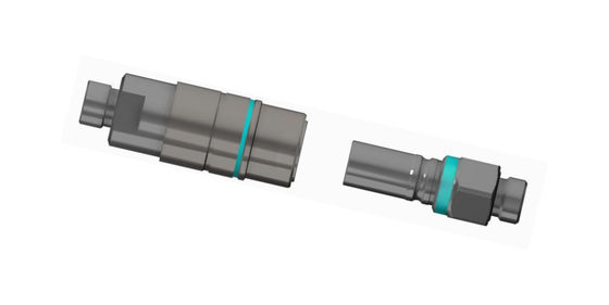 Коннектор для жидкости с толчком и тягой без утечки