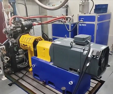 SSCD130-1750/4500 130 kW 840 Nm 4500 оборотов в минуту Низкая инерция Высокая динамическая реактивность Испытательная скамейка дизельного двигателя